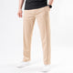 Beige Loose Fit Front Stitch Trousers
