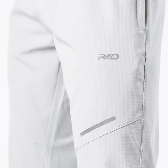 Arctic Gray Textured Micro Stretch Pants with Reflectors