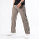 Khaki Front Stitch Trousers with Black Piping