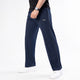 Navy Front Stitch Trousers with Gray Piping