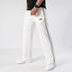White Front Stitch Trousers with Black Piping