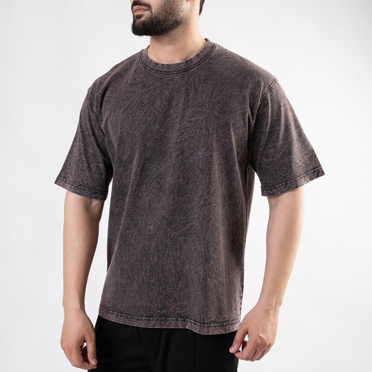 Acid Wash Rust Oversize Tee