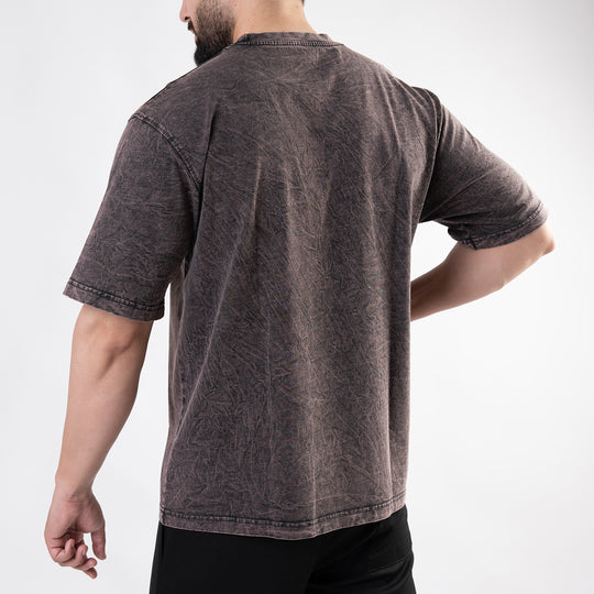 Acid Wash Rust Oversize Tee
