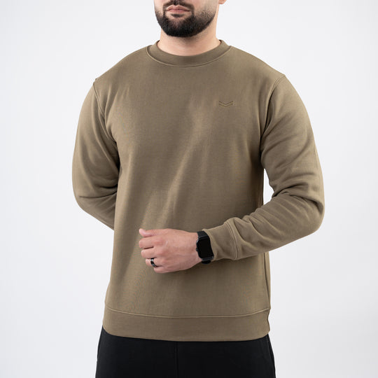 Olive Fleece Sweatshirt