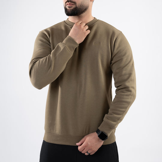 Olive Fleece Sweatshirt