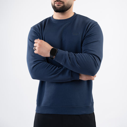Navy Fleece Sweatshirt