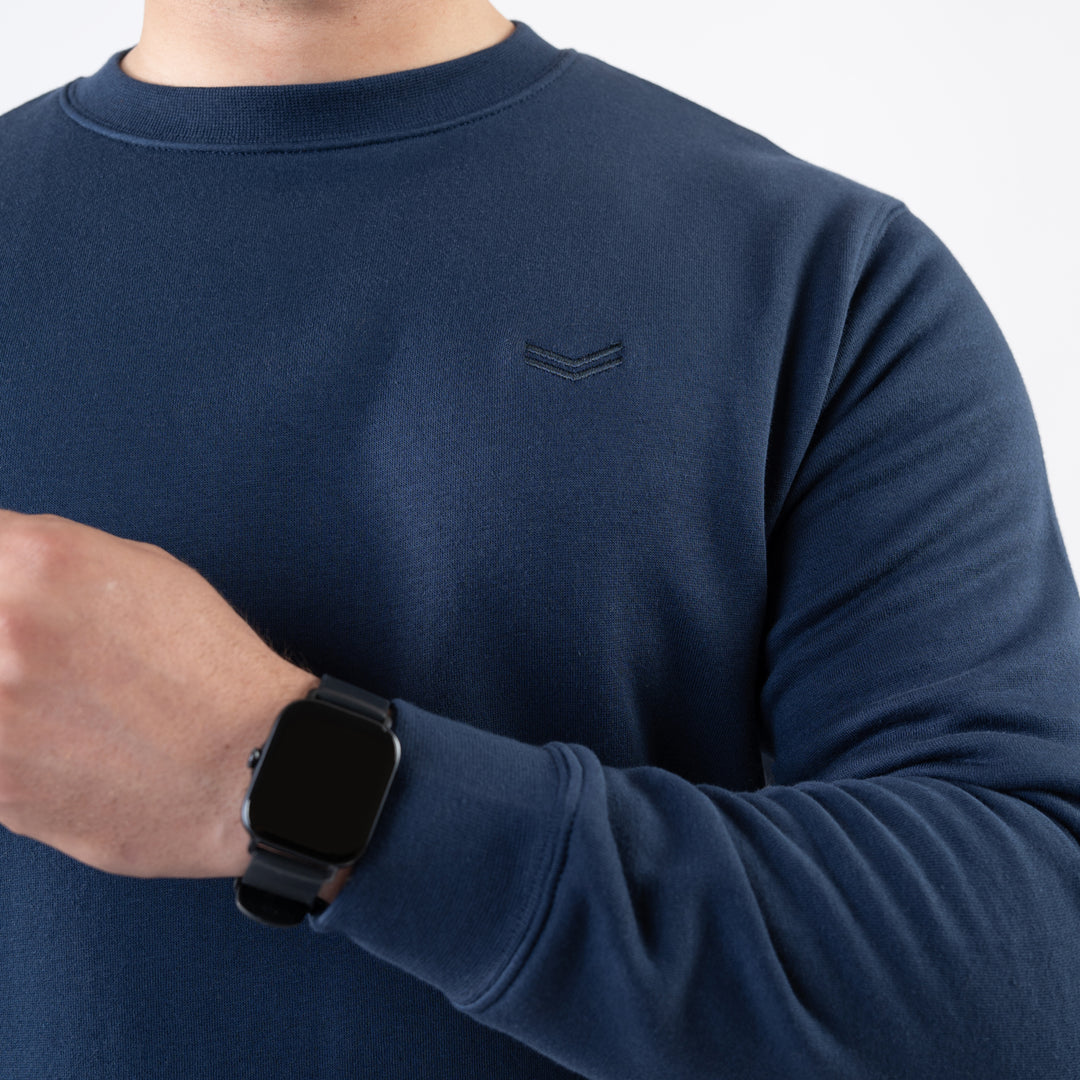 Navy Fleece Sweatshirt