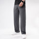 Plain Gray Baggy-Fit Trouser