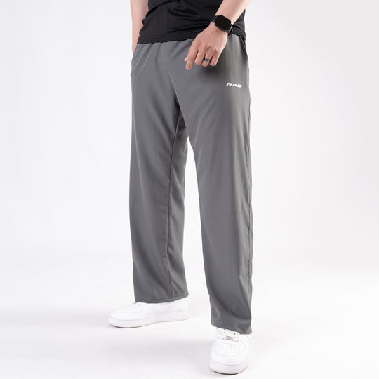Gray Micro Baggy Fit Trousers