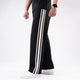 Black Relax Fit Trouser with Three Alt-Stripes
