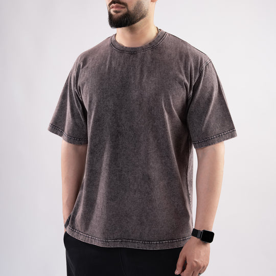 Rust Acid Wash Oversize T-Shirt