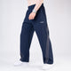 Navy Micro with Slant Stripes Baggy Fit Trousers