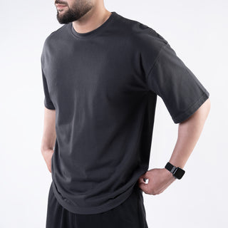 Dark Gray Oversize T-Shirt