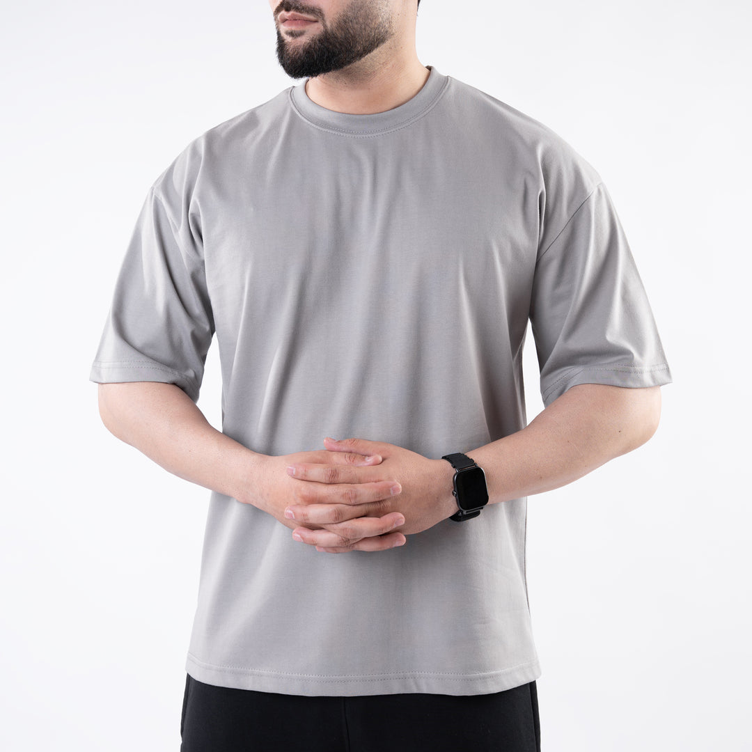 Silver Gray Oversize T-Shirt