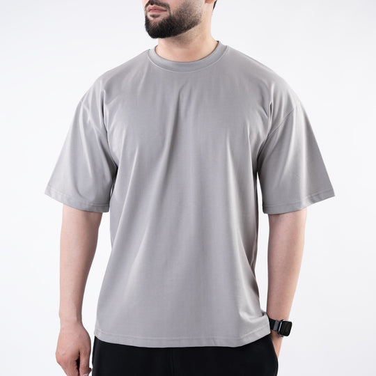 Silver Gray Oversize T-Shirt
