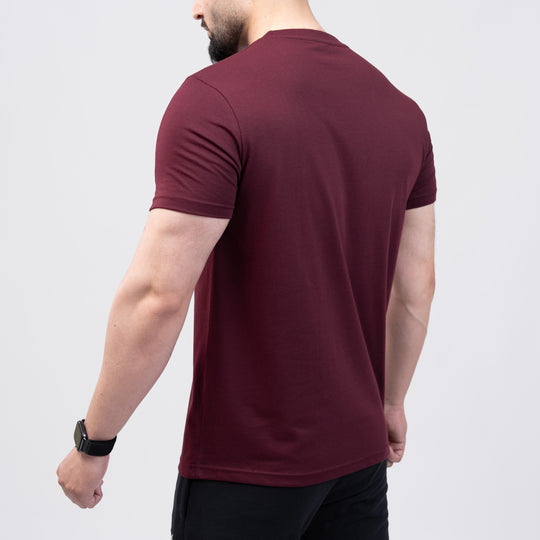 Maroon Regular Fit T-Shirt