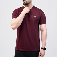 Maroon Regular Fit T-Shirt