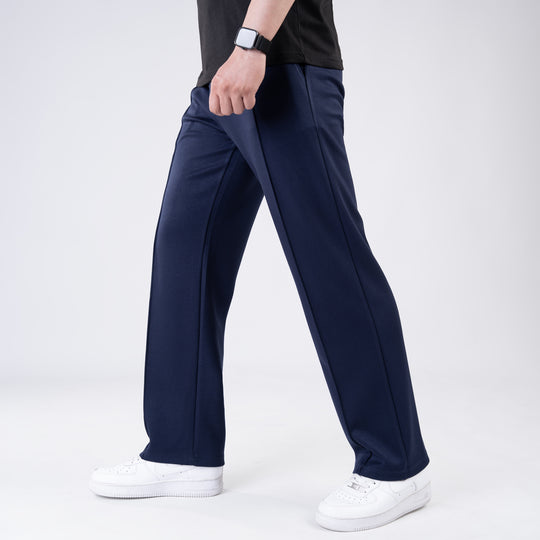 Scuba Navy 4-Way Stretch Front Stitch Trousers