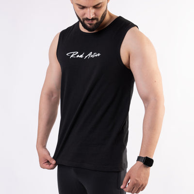 Black "Rad Active" Tank Top