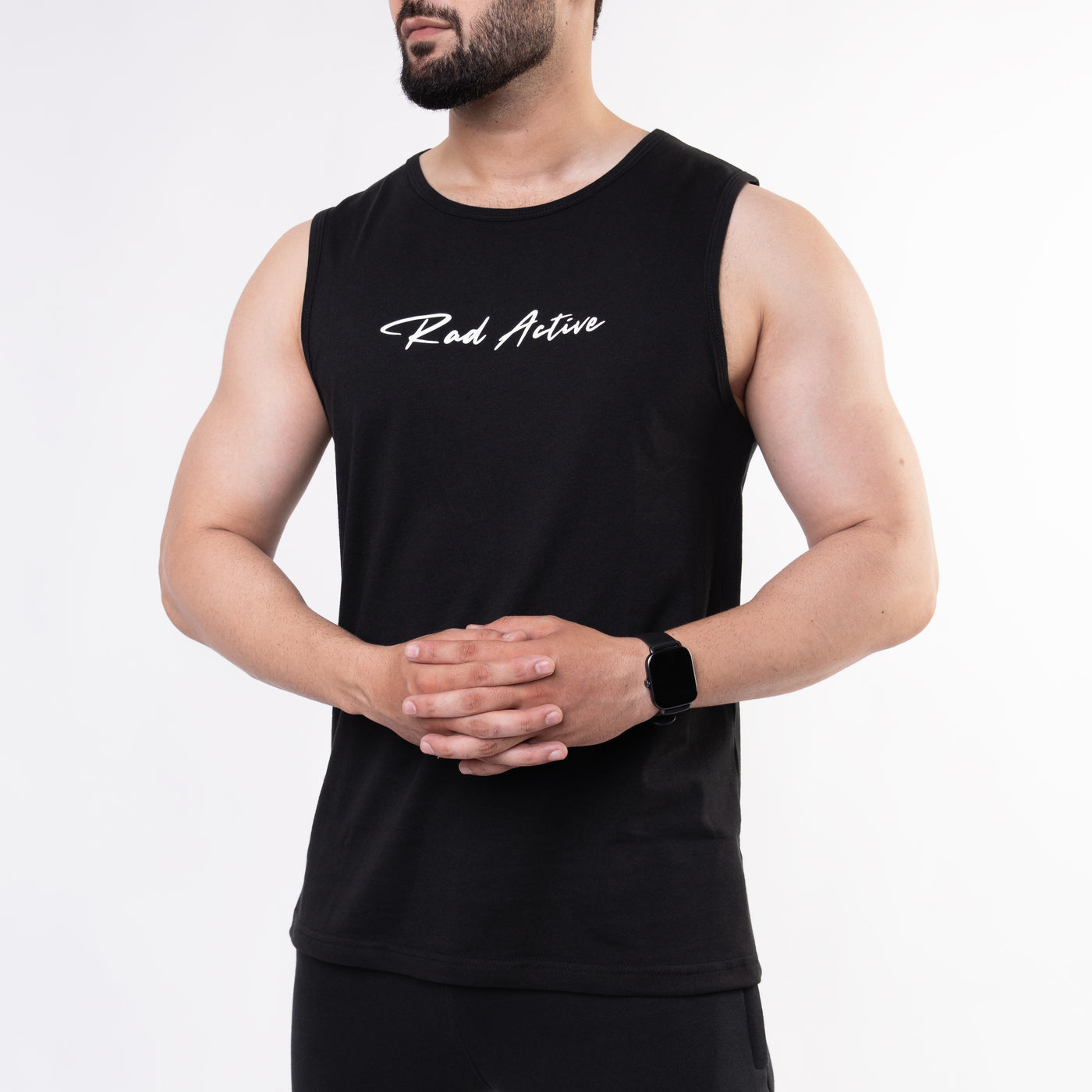 Black "Rad Active" Tank Top