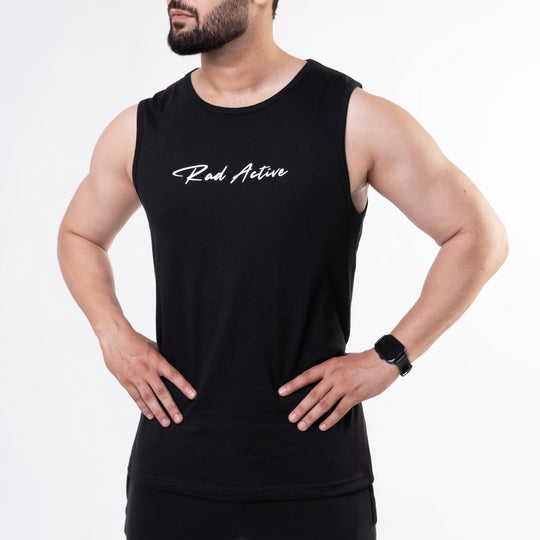 Black "Rad Active" Tank Top