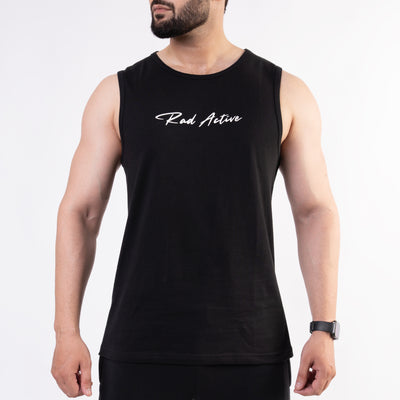 Black "Rad Active" Tank Top