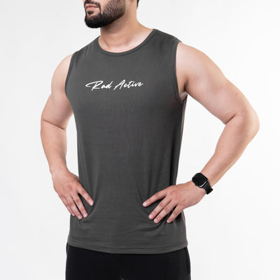 Gray "Rad Active" Tank Top