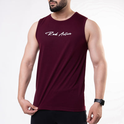 Maroon "Rad Active" Tank Top