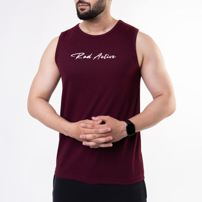 Maroon "Rad Active" Tank Top