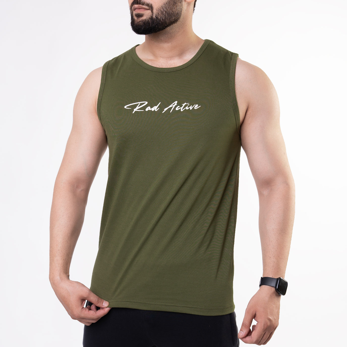 Olive "Rad Active" Tank Top