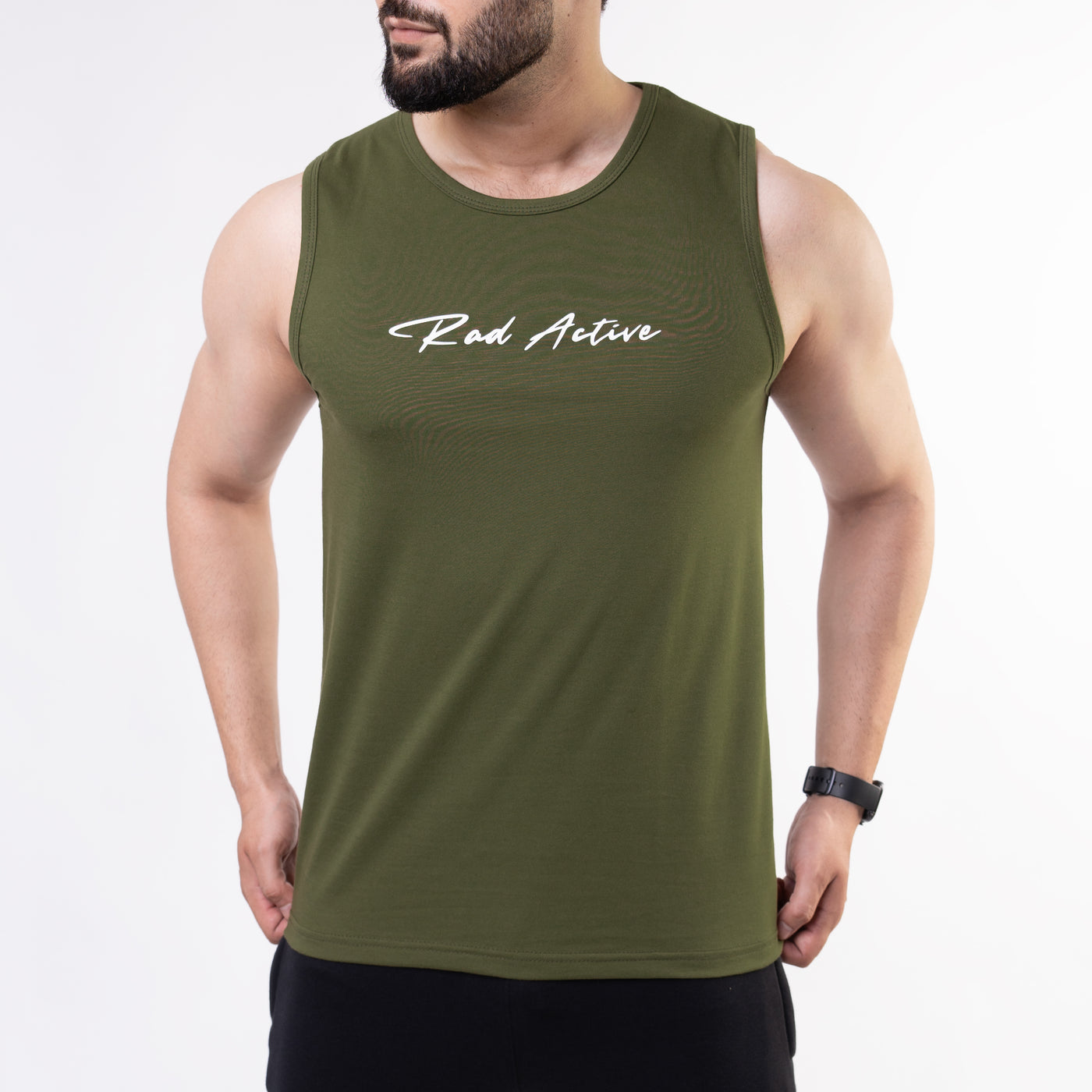 Olive "Rad Active" Tank Top