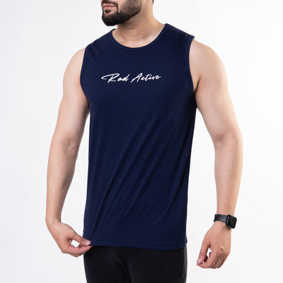 Navy "Rad Active" Tank Top