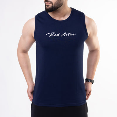 Navy "Rad Active" Tank Top