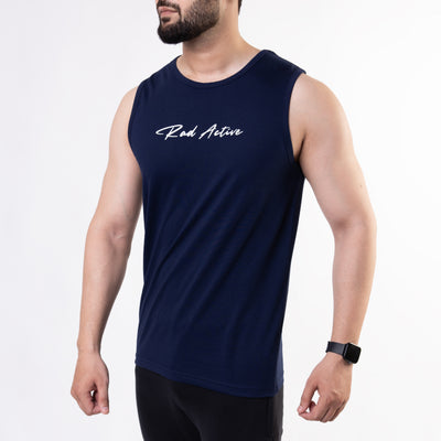 Navy "Rad Active" Tank Top