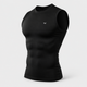 Black Sleeveless Compression Tee