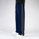 Navy Slit Trouser with Gray Panels
