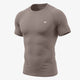 Khaki Half Sleeve Compression Tee