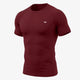 Maroon Half Sleeve Compression Tee