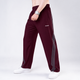 Maroon Micro with Slant Stripes Baggy Fit Trousers