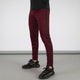 Maroon Quick Dry Bottoms with Two Black Stripes