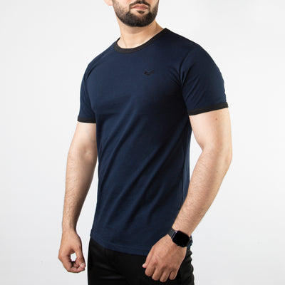 Navy Ringer T-Shirt