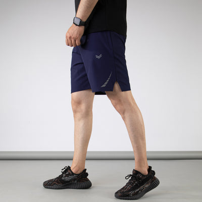 Navy Hyper Series Premium Micro Shorts with Reflective Detailing