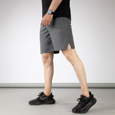Gray Hyper Series Premium Micro Shorts with Reflective Detailing