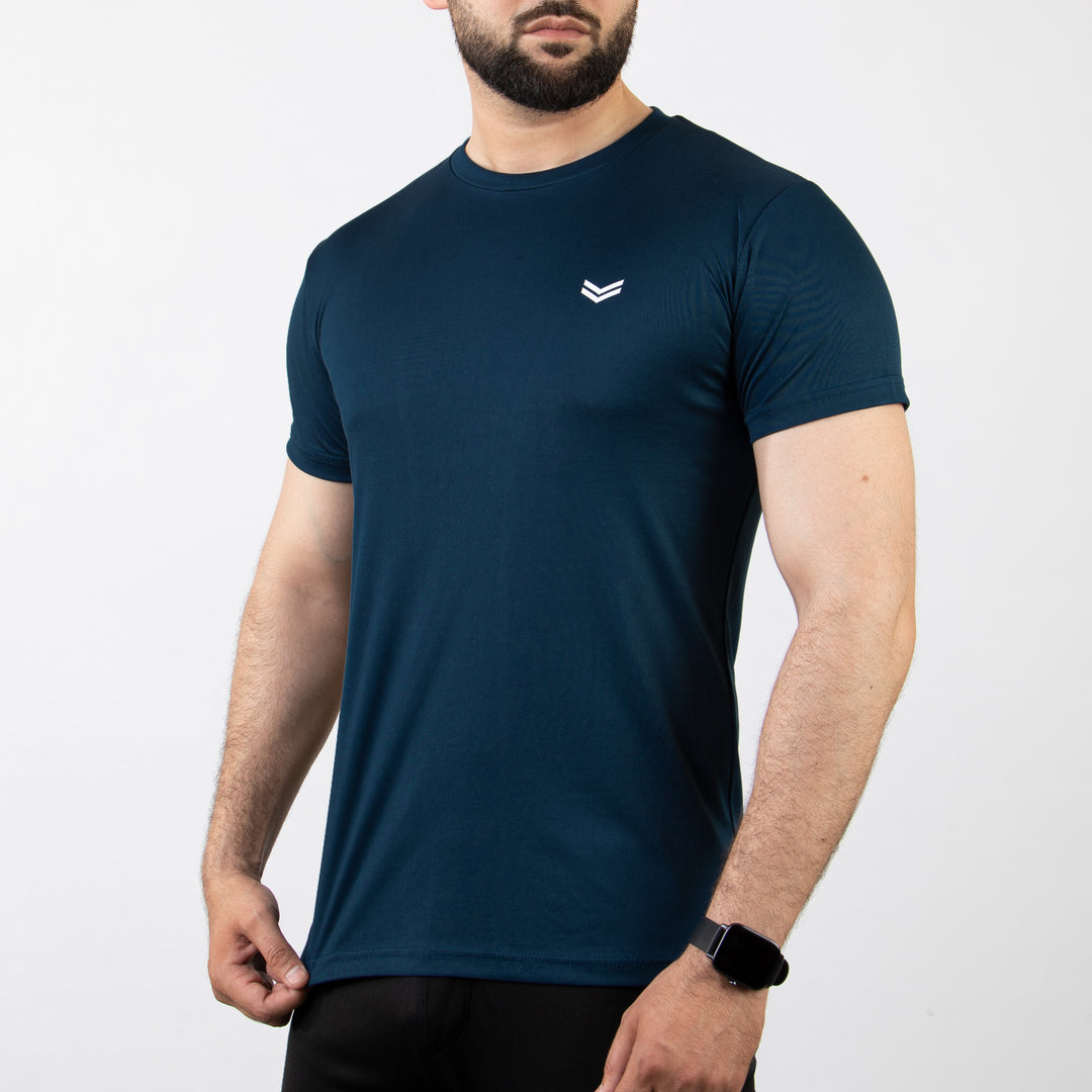 Sapphire Core Series Quick Dry T-Shirt with Gray Back Panel