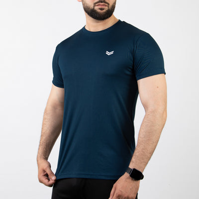 Sapphire Core Series Quick Dry T-Shirt with Gray Back Panel