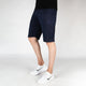 Navy Quick Dry Shorts with Self Embroidered Logo