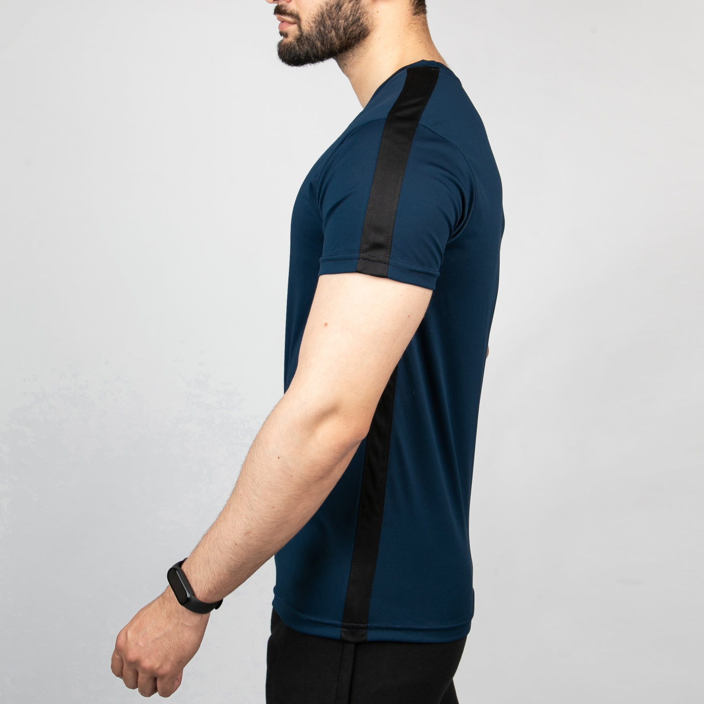 Sapphire Hybrid Series Quick Dry T-Shirt with Black Mesh Panels