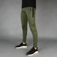 Olive with Black Panel Breathable Mesh Quick Dry Bottoms