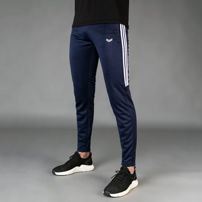 Navy Quick Dry Bottoms with Short Three Stripes