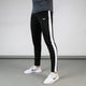 Black Quick Dry Hybrid Bottoms with White Mesh Panels